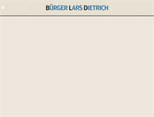 Tablet Screenshot of buergerlarsdietrich.de